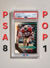 1992 Wild Card Amp Lee 1000 Stripe Running Wild PSA 8 Pop 1 None ^ Rare RC