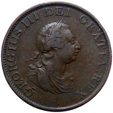 ROYAUME-UNI 1/2 Penny 1799