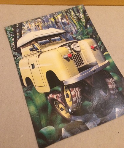 Carte postal land rover - postal,