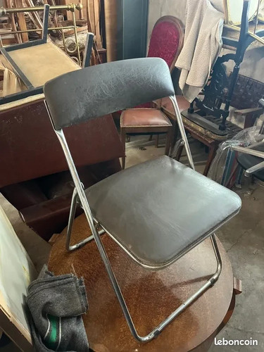 Chaise pliante vintage - , en