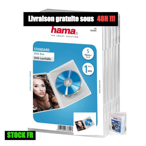 Hama boîtier dvd standard - hama,
