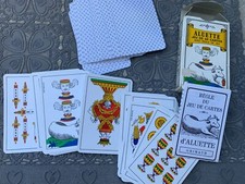 Ancien jeu de cartes d'aluette