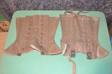 2 paires de guêtres militaire