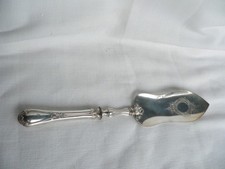 pelle à tarte en argent et manche en argent fourré orfévre HC