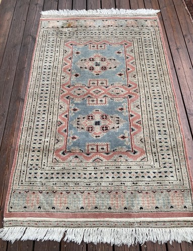 Tapis laine pakistan noué - tapis,