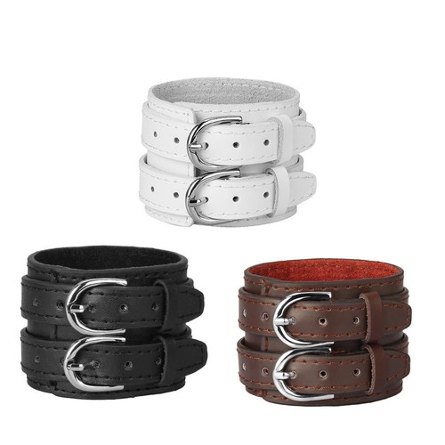 Bracelet cuir tendance - bracelet, en