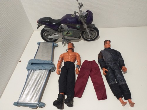 Lot max steel action man - max,