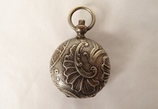Antique Louis Gold Holder Brignoles Silver Metal Pocket Watch Late 19th Century