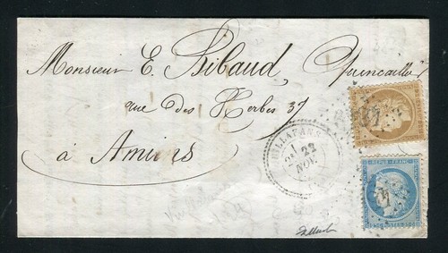Rare lettre vuillafans pour - rare, de