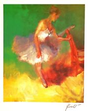 Raymond POULET (French, b. 1934) 2002 SIGNED Lithograph BALLERINA Meditation