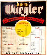 Panneau publicitaire  BIERE