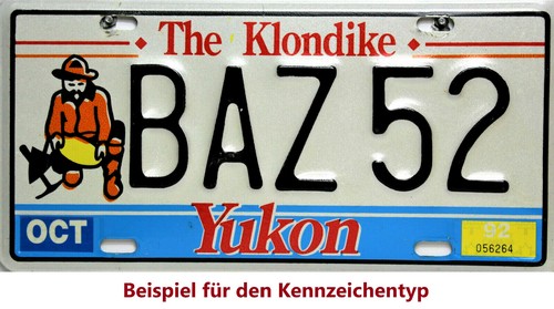 Yukon klondike plaque - le,