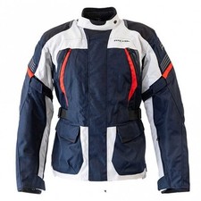 Richa Men's Motorcycle Jacket - Phantom 3 AA - Navy/Grey/Red