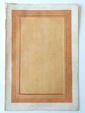 GRANDE LITHOGRAPHIE XIXe BOIS