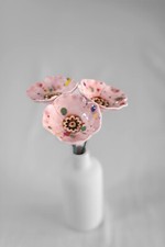 Lot De 3 Coquelicots Roses En