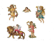 Chromos anciens découpis fin