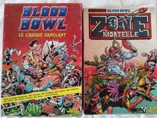Ancien Jeu, Blood Bowl, le Casque Sanglant Et Son Extension Games Workshop 