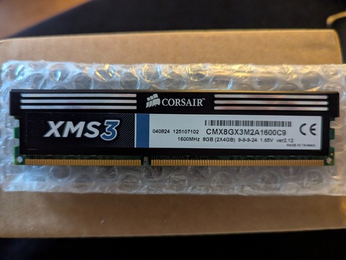 Mémoire corsair 8go - mémoire, 8go(2x4go)