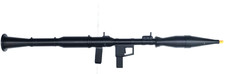 PRG7 RPG Bazooka Rocket Launcher Prop 1:1 Scale Full Size Print 3D Printed Black