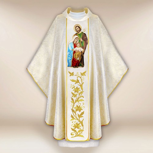 Chasuble avec image - brodée, «