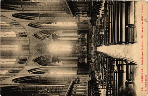 Cpa narbonne cathédrale - ak,