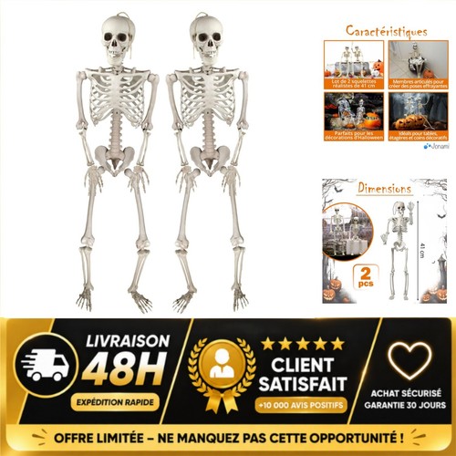 Jonami squelettes halloween - jonami,
