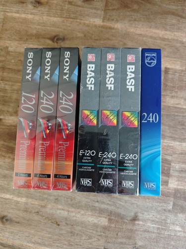 Lot cassettes vhs vierge - cassettes,