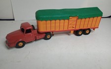 VINTAGE DINKY TOYS #36B SUPERB TRACTOR WILLEME SEMI BACHEE WITHOUT BOX bm