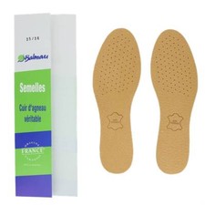 Semelles confort en cuir -