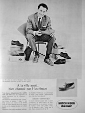 1961 ADVERTISEMENT HUTCHINSON EAGLE AND CANAT IN TOWN WELL FIT SPORTS SHOE