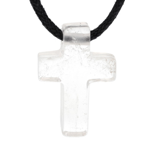 Pendentif croix cristal de - pendentif,