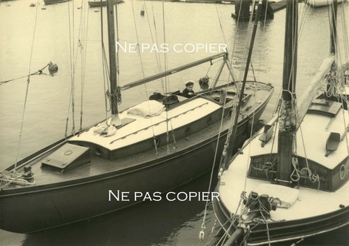 Bateau vers 1950 navire - vers,