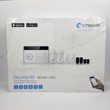 Etiger S4 Wireless Auto-dial GSM And Landline Alarm Security System Kit With App