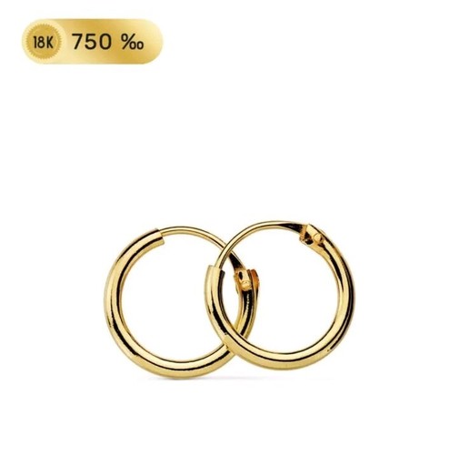 Boucles oreilles or - or, 18k