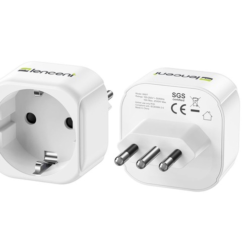Adaptateur prise italienne - prise,