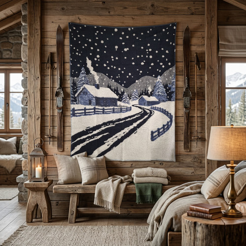 Plaid laine bouillie blue - laine,