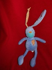 Doudou Peluche Lapin Bleu