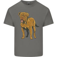 French Mastiff Dogue Bordeaux Dog Mens Cotton T-Shirt Tee Top