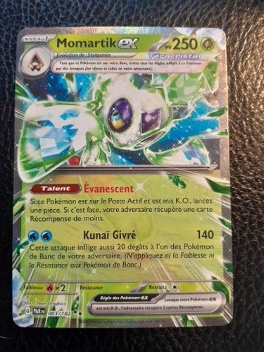 Cartes pokémon momartik - cartes, ex