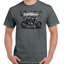 Cafe Racer T-Shirt Mens Biker Motorbike Motorcycle Rider Indian Enthusiast Top