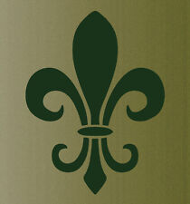 Fleur De Lis Wall Mylar Damask