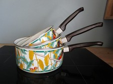 Lot de 3 Casseroles en tôle