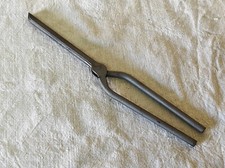 Ancien Fer à friser les cheveux 27 cm de long