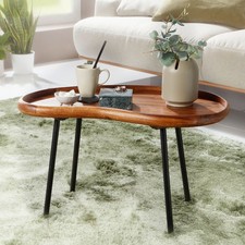 FineBuy Table Basse Bois