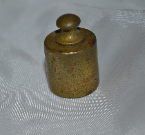 Ancien poids laiton 50 - ancien, de
