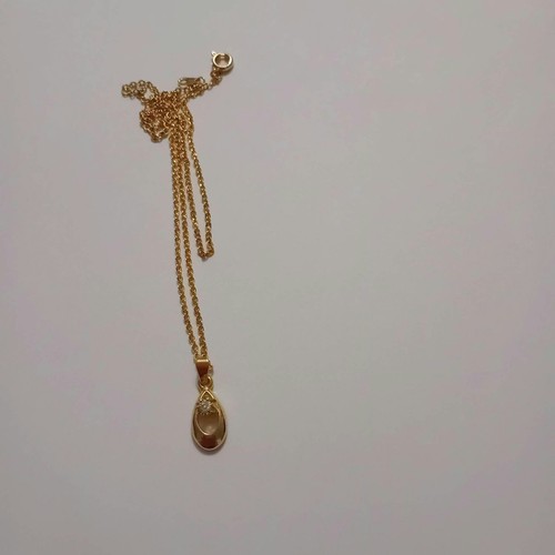 Collier chaîne métal doré