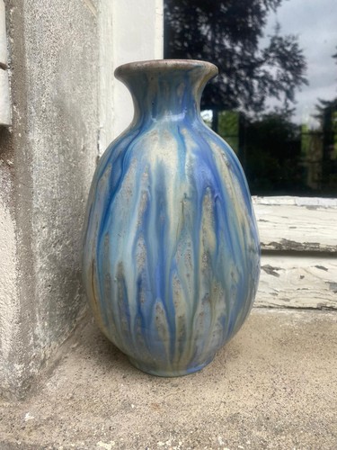 Vase grès flammé roger - vase,