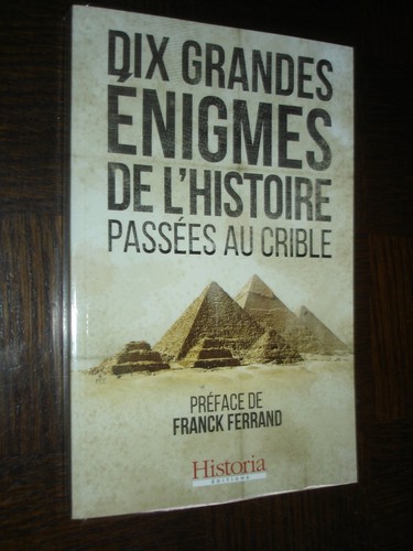 Dix grandes enigmes - enigmes, de