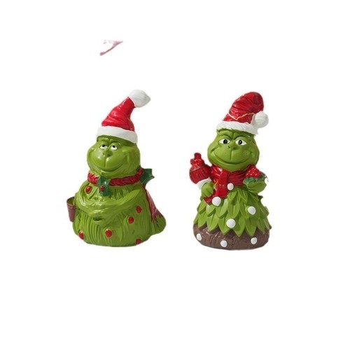 Grinch green fur - grinch, snowman