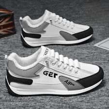 Baskets d'hiver chaudes en coton pour hommes, chaussures de neige de qualité.